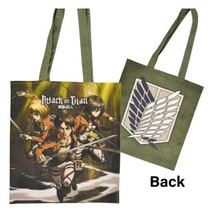 Attack on Titan Tote Bag Eren Mikasa Armin